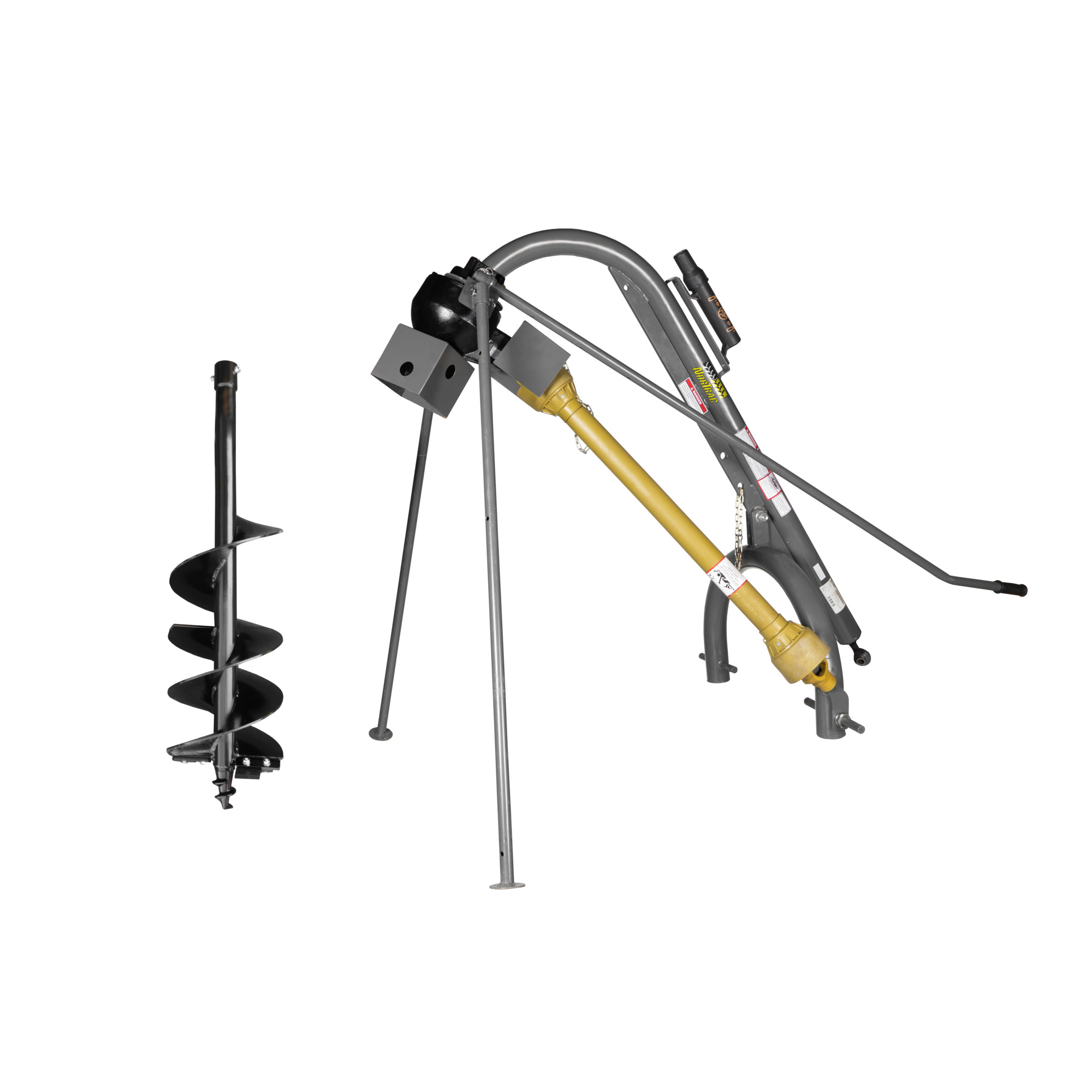 NorTrac Post Hole Digger — 12in. 3-Pt, Heavy-Duty Steel Auger, PTO Powered, Model# BE-PHD12G